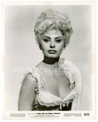6c701 SOPHIA LOREN 8x10 still '60s great close-up of sexy actress from Heller in Pink Tights!