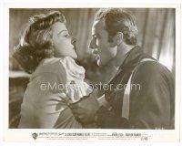 6c724 STREETCAR NAMED DESIRE 8x10 still '51 close up of brute Marlon Brando grabbing Kim Hunter!