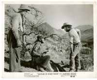6c774 TREASURE OF THE SIERRA MADRE 8x10 still '48 Huston watches Humphrey Bogart point gun at Holt!