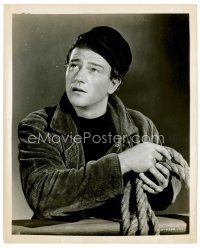 6c808 WAKE OF THE RED WITCH 8x10 still '49 waist-high portrait of John Wayne with sailor's cap!