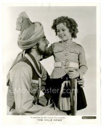6c816 WEE WILLIE WINKIE 8x10 still '37 close up of cute Shirley Temple with Arabian Cesar Romero!