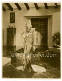 6c826 WILD ORCHIDS 7.5x9.75 still '29 full-length Greta Garbo wearing incredible jeweled costume!