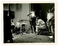 6c831 WOMAN OF AFFAIRS candid 8x10 still '28 great image of Douglas Fairbanks Jr. being filmed!