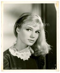 6c837 YVETTE MIMIEUX 8x10 still '60s great head & shoulders portrait of the pretty blonde actress!