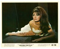 6c005 ANYONE CAN PLAY color 8x10 still '68 sexiest near-naked Marisa Mell!
