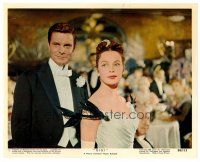 6c021 GIGI color EngUS 8x10 still #12 '58 Louis Jourdan & pretty Leslie Caron in title role!