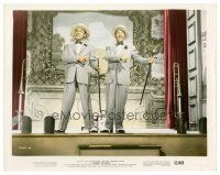 6c045 ROAD TO BALI color 8x10 still '52 Bob Hope & Bing Crosby performing dance number on stage!