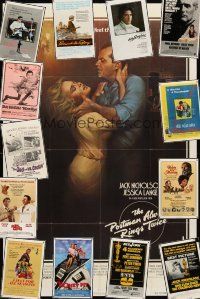 6d003 LOT OF 66 FOLDED ONE-SHEETS '56 - '91 Postman Always Rings Twice, Cuckoo's Nest & more!