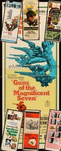 6d011 LOT OF 12 FOLDED INSERTS '56 - '69 Guns of the Magnificent Seven, Castle Keep & more!