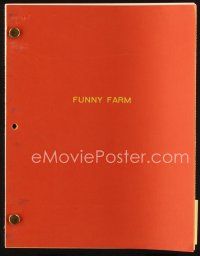 6d250 FUNNY FARM revised script July 20, 1987, screenplay by Jeffrey Boam!