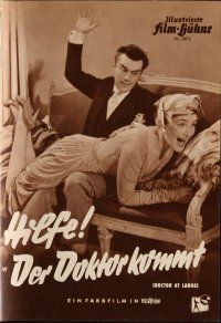 6d200 DOCTOR AT LARGE German program '57 different images of Dirk Bogarde + he's spanking a woman!