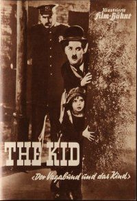 6d210 KID German program R57 Charlie Chaplin, Jackie Coogan, lots of great different images!