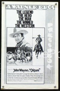 6d327 CHISUM pressbook '70 The Legend big John Wayne, Forrest Tucker