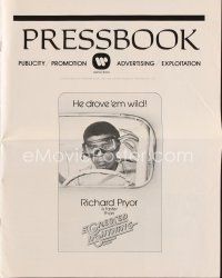 6d352 GREASED LIGHTNING pressbook '77 great art of race car driver Richard Pryor by Noble!