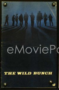 6d411 WILD BUNCH pressbook '69 Sam Peckinpah cowboy classic, William Holden & Ernest Borgnine!