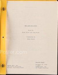 6d261 LAST BOY SCOUT revised draft script December 13, 1990, screenplay by Shane Black!