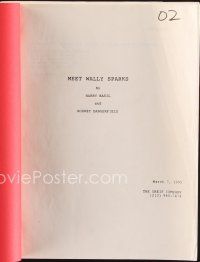 6d268 MEET WALLY SPARKS script March 7, 1995, screenplay by Harry Basil & Rodney Dangerfield!
