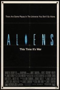 6f031 ALIENS 1sh '86 James Cameron, there are some places in the universe you don't go alone!