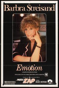 6f077 BARBRA STREISAND EMOTION 1sh '84 great close image from the album cover!