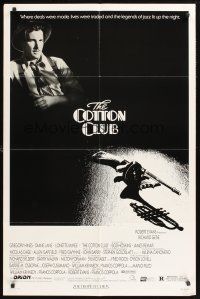 6f213 COTTON CLUB 1sh '84 Francis Ford Coppola, Richard Gere, cool image of tommy gun!