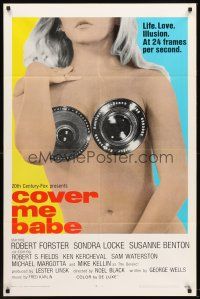 6f217 COVER ME BABE int'l 1sh '70 sexiest camera lenses on nude girl image!