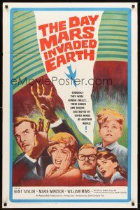 6f240 DAY MARS INVADED EARTH 1sh '63 their bodies & brains were destroyed by alien super-minds!