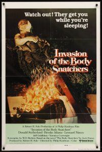 6f517 INVASION OF THE BODY SNATCHERS style A int'l 1sh '78 Kaufman classic remake, creepy image!