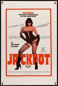 6f524 JACKPOT 1sh '78 sexy Lisa Marks in lingerie, shocking perversions of the super rich!