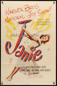 6f525 JANIE 1sh '44 Michael Curtiz, Joyce Reynolds is the gleam in the eye of every G.I.!