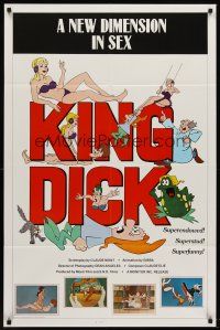 6f543 KING DICK 1sh '83 animated sex, superendowed, superstud & superfunny!