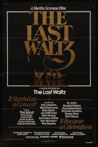 6f569 LAST WALTZ 1sh '78 Martin Scorsese, it started as a rock concert & became a celebration!