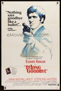 6f600 LONG GOODBYE int'l 1sh '74 Elliott Gould as Philip Marlowe, Sterling Hayden, film noir!