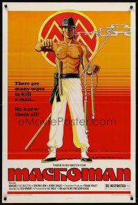 6f624 MACHOMAN 1sh '80 Filipino martial arts, there are many ways to kill a man!