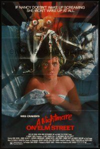6f712 NIGHTMARE ON ELM STREET 1sh '84 Wes Craven classic, awesome Matthew horror art!