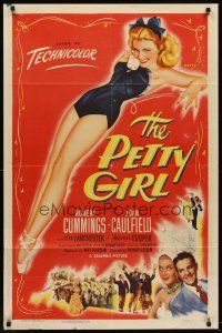 6f756 PETTY GIRL 1sh '50 sexiest full-color artwork of Joan Caulfield by George Petty!