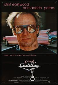6f759 PINK CADILLAC 1sh '89 Clint Eastwood is a real man wearing really cool shades!