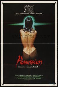 6f764 POSSESSION 1sh '83 super sexy art of Isabelle Adjani, who will arouse your hidden fears!