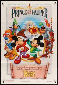 6f787 RESCUERS DOWN UNDER/PRINCE & THE PAUPER DS 1sh '90 Disney in Australia double-bill!