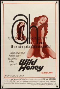6f985 WILD HONEY 1sh '72 ah... the simple pleasures, sexy Donna Young is Gypsy!