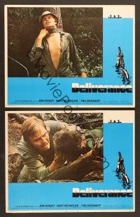 6g874 DELIVERANCE 2 LCs '72 Jon Voight tied to tree about to be brutalized, John Boorman classic!