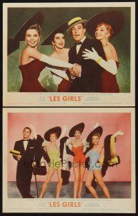 6g925 LES GIRLS 2 LCs '57 Gene Kelly + sexy dancers Mitzi Gaynor, Kay Kendall & Taina Elg!