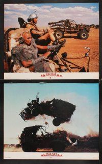 6g292 MAD MAX BEYOND THUNDERDOME 8 English LCs '85 Mel Gibson, Tina Turner, cool action images!