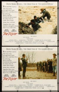 6g396 RIVER 8 English LC '84 Mark Rydell directed, Mel Gibson, Sissy Spacek!