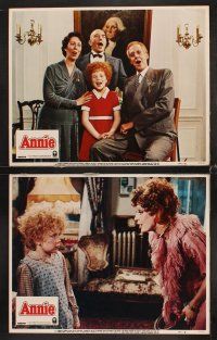6g044 ANNIE 8 LCs '82 cute Aileen Quinn in the title role, Carol Burnett, Albert Finney!