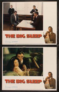 6g069 BIG SLEEP 8 LCs '78 Robert Mitchum & sexy Candy Clark, Joan Collins!