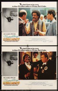 6g095 BREWSTER'S MILLIONS 8 LCs '85 Richard Pryor & John Candy need to spend LOTS of money!