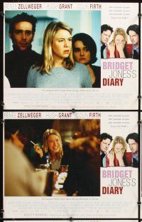 6g096 BRIDGET JONES'S DIARY 8 LCs '01 Renee Zellweger, Hugh Grant, Colin Firth