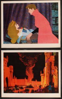 6g559 SLEEPING BEAUTY 7 LCs '59 Walt Disney classic romantic musical fantasy cartoon!