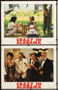 6g129 CRAZY IN ALABAMA 8 LCs '99 Melanie Griffith, Morse, Meat Loaf, directed by Antonio Banderas!