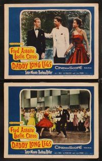 6g508 DADDY LONG LEGS 7 LCs '55 sexy Leslie Caron dances on table & w/Fred Astaire!